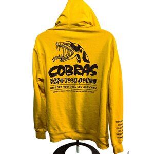 Retired Cobra's Fast Food Joint (New York - Los Angeles) Yellow Hoodie Mens XL